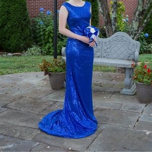 Blue Sparkly Dress